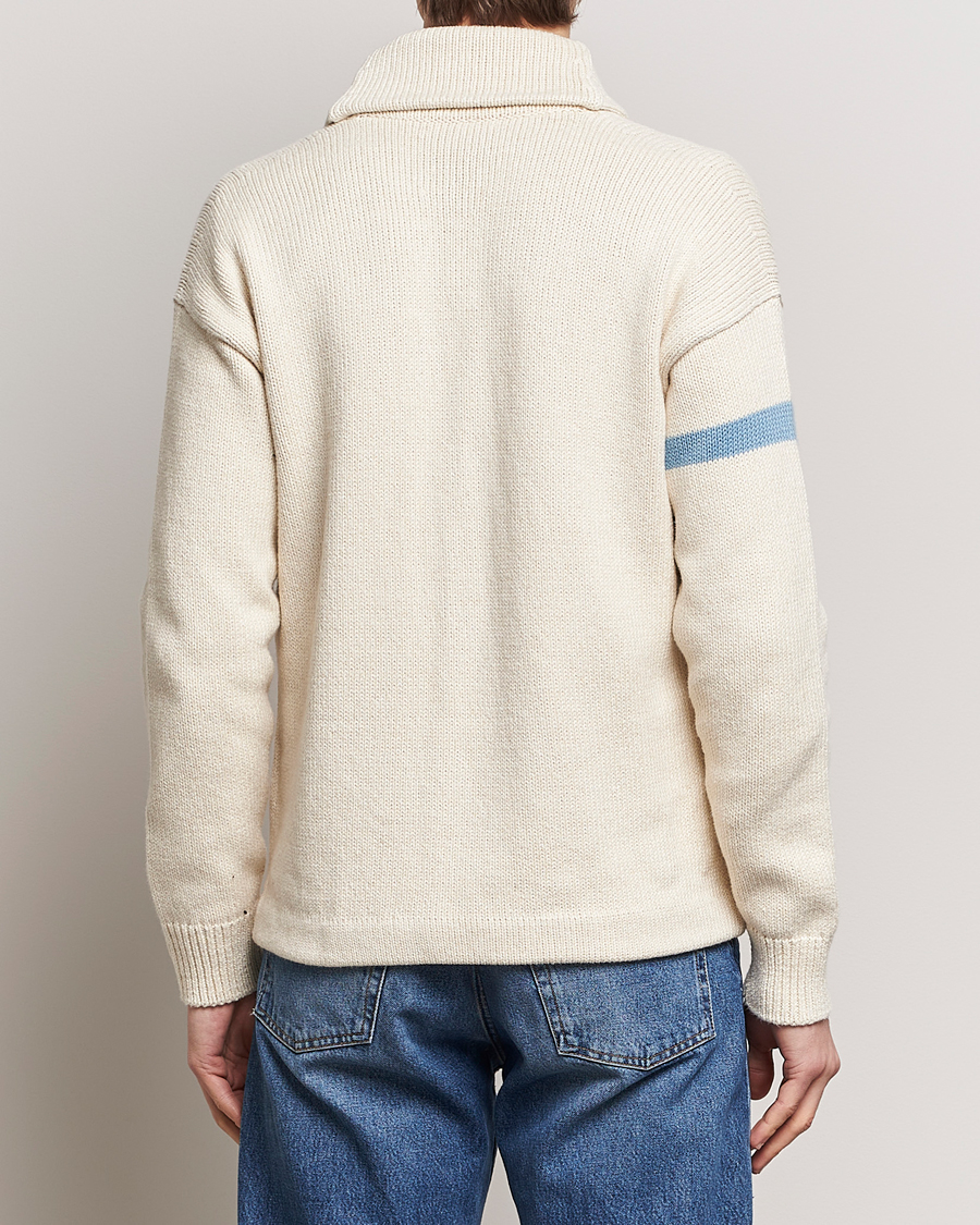 Herre | Gensere | Polo Ralph Lauren | Cotton/Linen Shawl Collar Cardigan Andover Cream