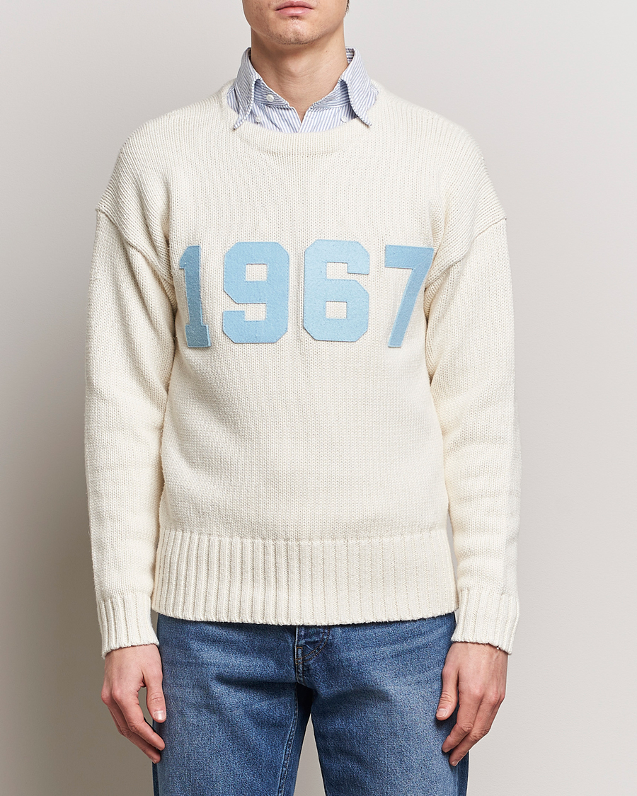 Herre | World of Ralph Lauren | Polo Ralph Lauren | 1967 Knitted Sweater Full Cream