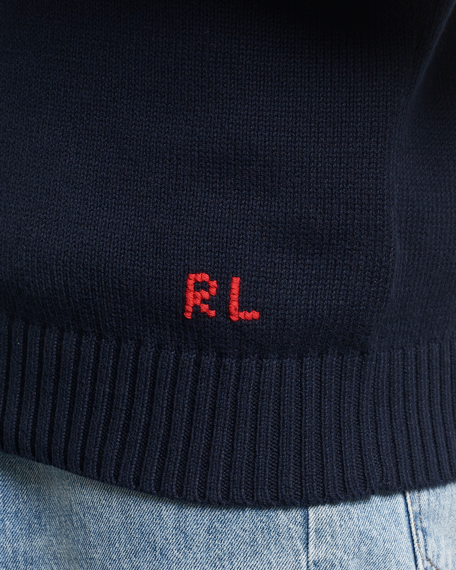 Herre | Gensere | Polo Ralph Lauren | Knitted Bear Sweater Aviator Navy