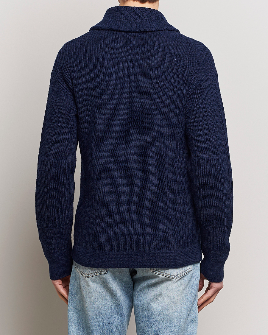 Herre | Gensere | Polo Ralph Lauren | Cotton/Linen Shawl Collar Cardigan Bright Navy