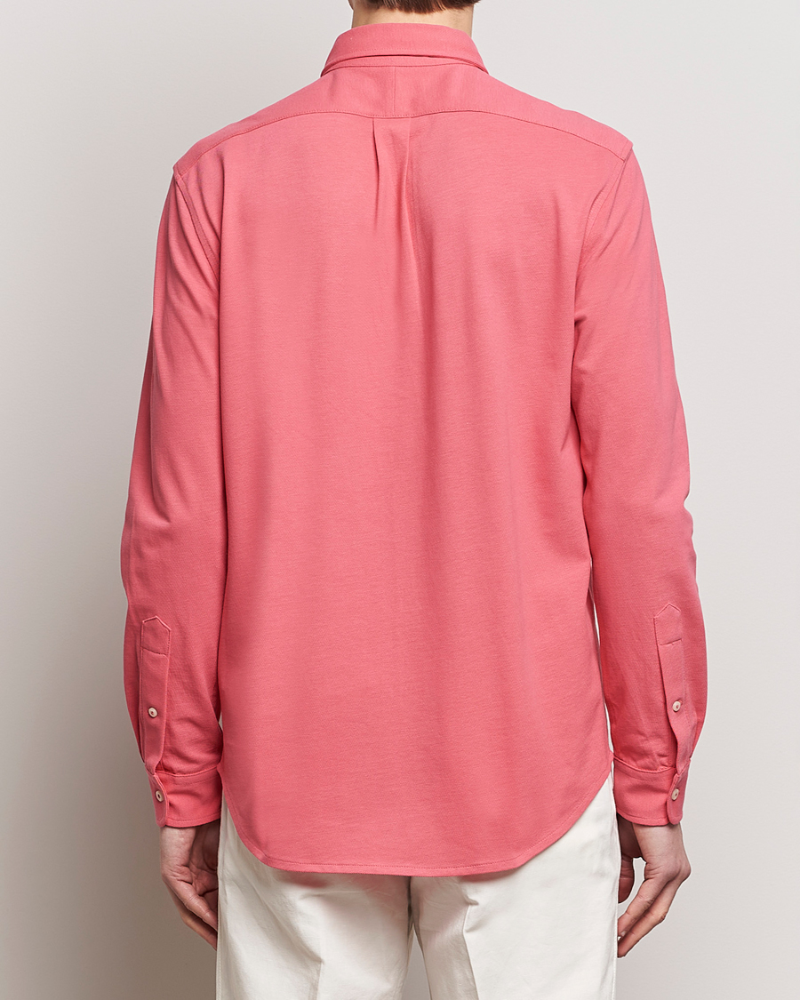 Herre | Skjorter | Polo Ralph Lauren | Featherweight Mesh Shirt Pale Red