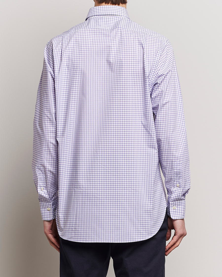 Herre | Skjorter | Polo Ralph Lauren | Custom Fit Poplin Shirt Purple/White