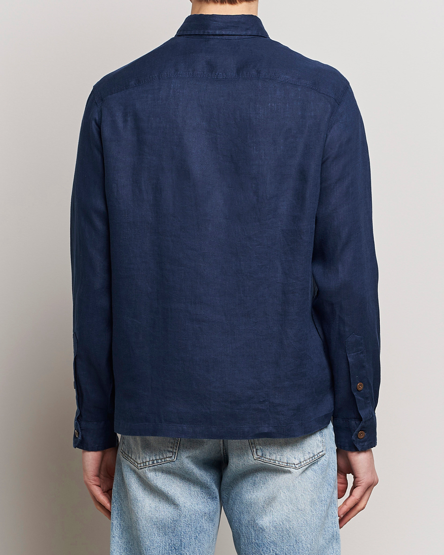 Herre | Skjorter | Polo Ralph Lauren | Linen Overshirt Newport Navy