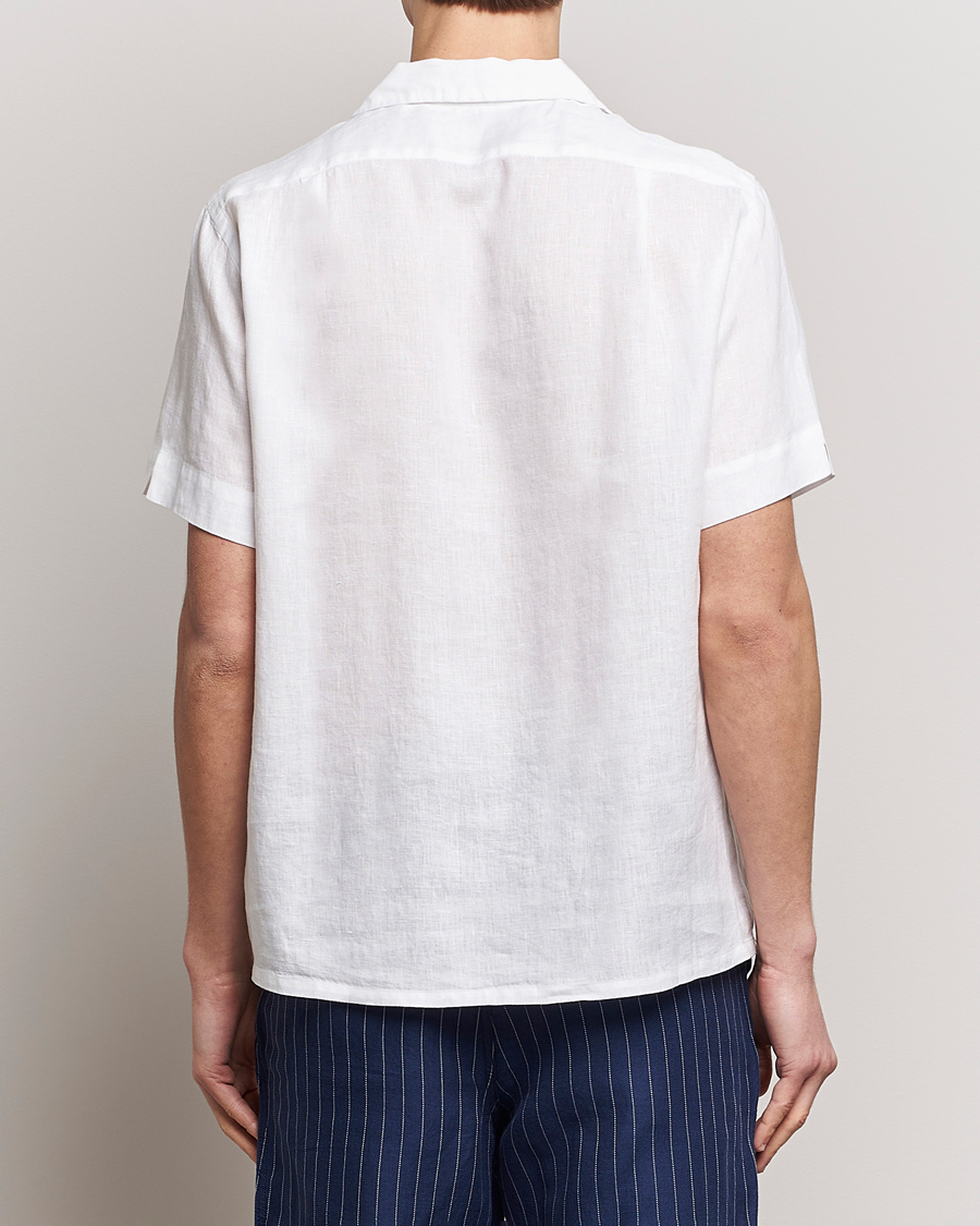 Herre | Skjorter | Polo Ralph Lauren | Linen Pocket Short Sleeve Shirt White