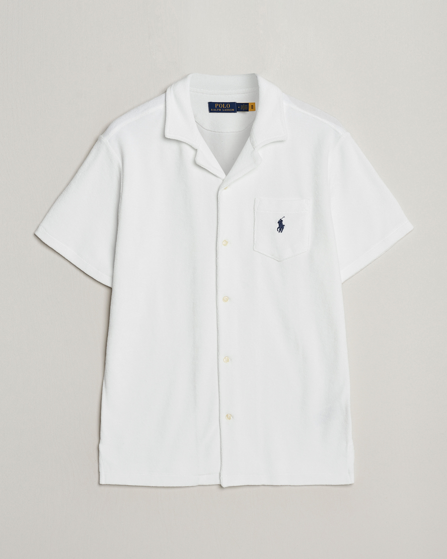 Herre | Skjorter | Polo Ralph Lauren | Cotton Terry Short Sleeve White