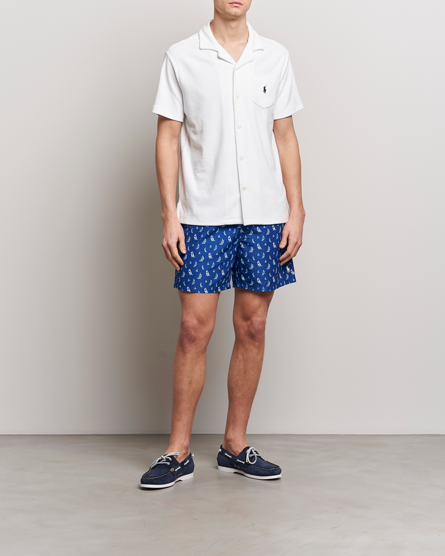 Herre | Skjorter | Polo Ralph Lauren | Cotton Terry Short Sleeve White