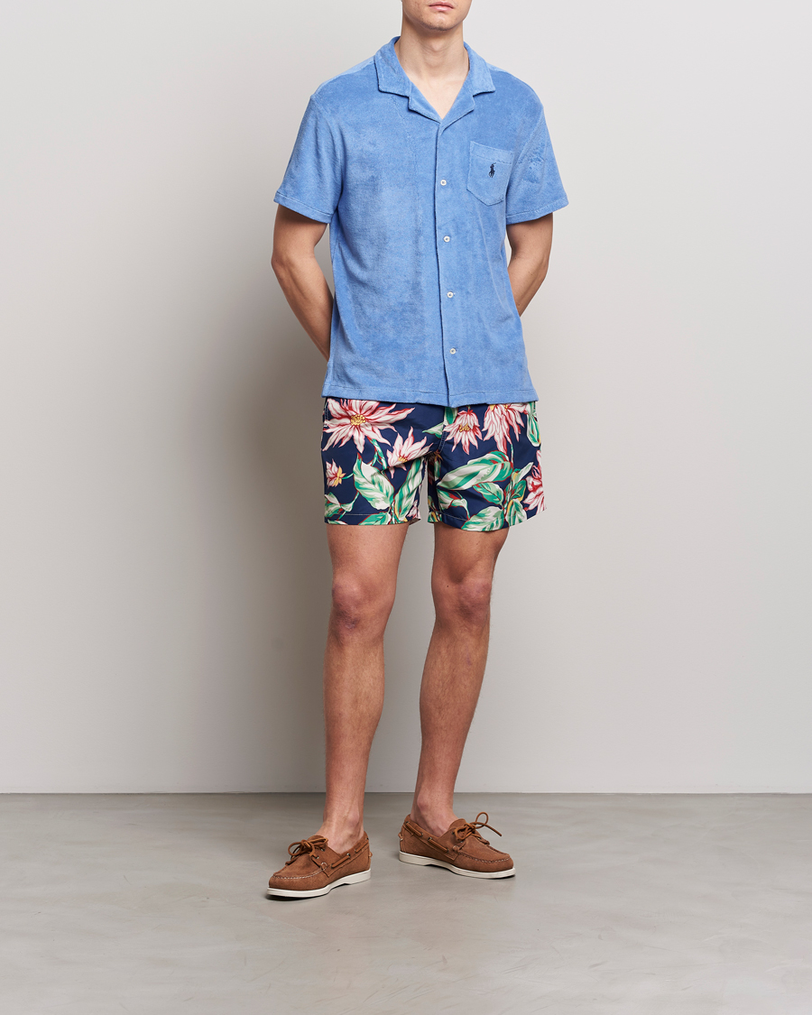 Herre | Skjorter | Polo Ralph Lauren | Cotton Terry Short Sleeve Harbour Island Blue