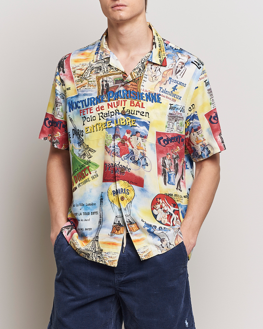 Herre | Skjorter | Polo Ralph Lauren | Short Sleeve Printed Shirt City Of Light Poster