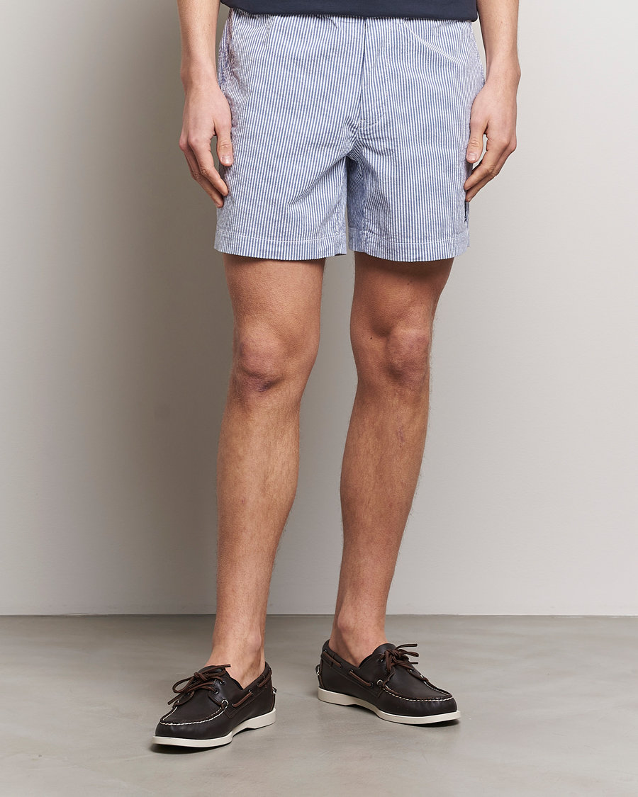 Herr | Shorts | Polo Ralph Lauren | Prepster Seersucker Shorts Blue
