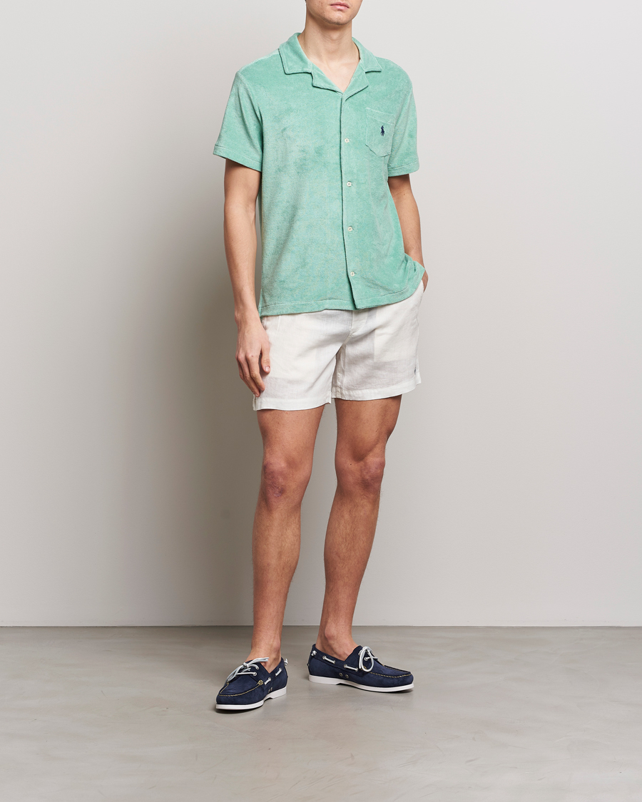 Herre | Shorts | Polo Ralph Lauren | Prepster Linen Drawstring Shorts Deckwash White