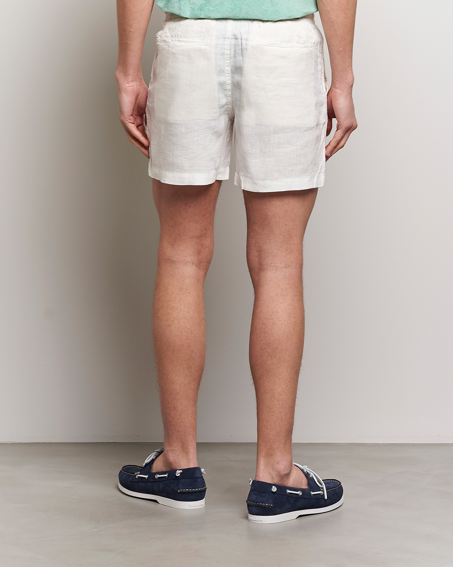 Herre | Shorts | Polo Ralph Lauren | Prepster Linen Drawstring Shorts Deckwash White