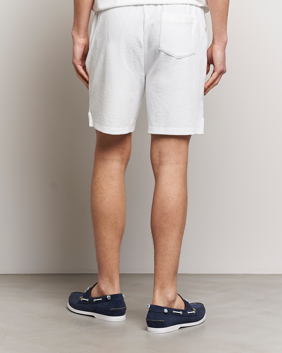 Herre | Shorts | Polo Ralph Lauren | Cotton Terry Drawstring Shorts White