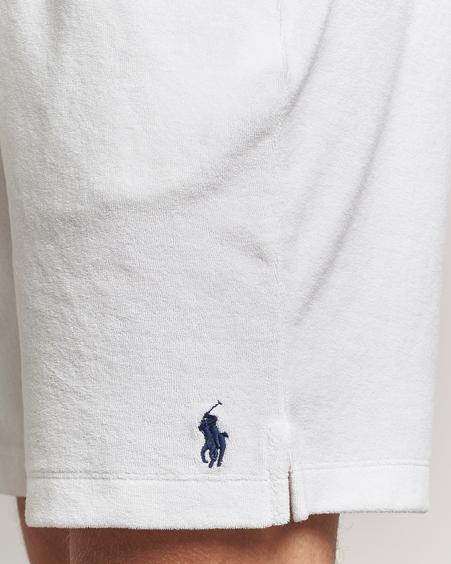 Herre | Shorts | Polo Ralph Lauren | Cotton Terry Drawstring Shorts White