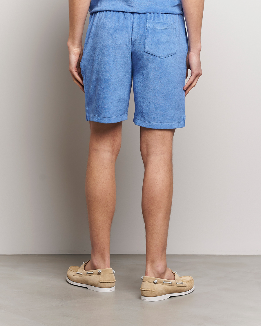 Herre | Shorts | Polo Ralph Lauren | Cotton Terry Drawstring Shorts Harbour Island Blue