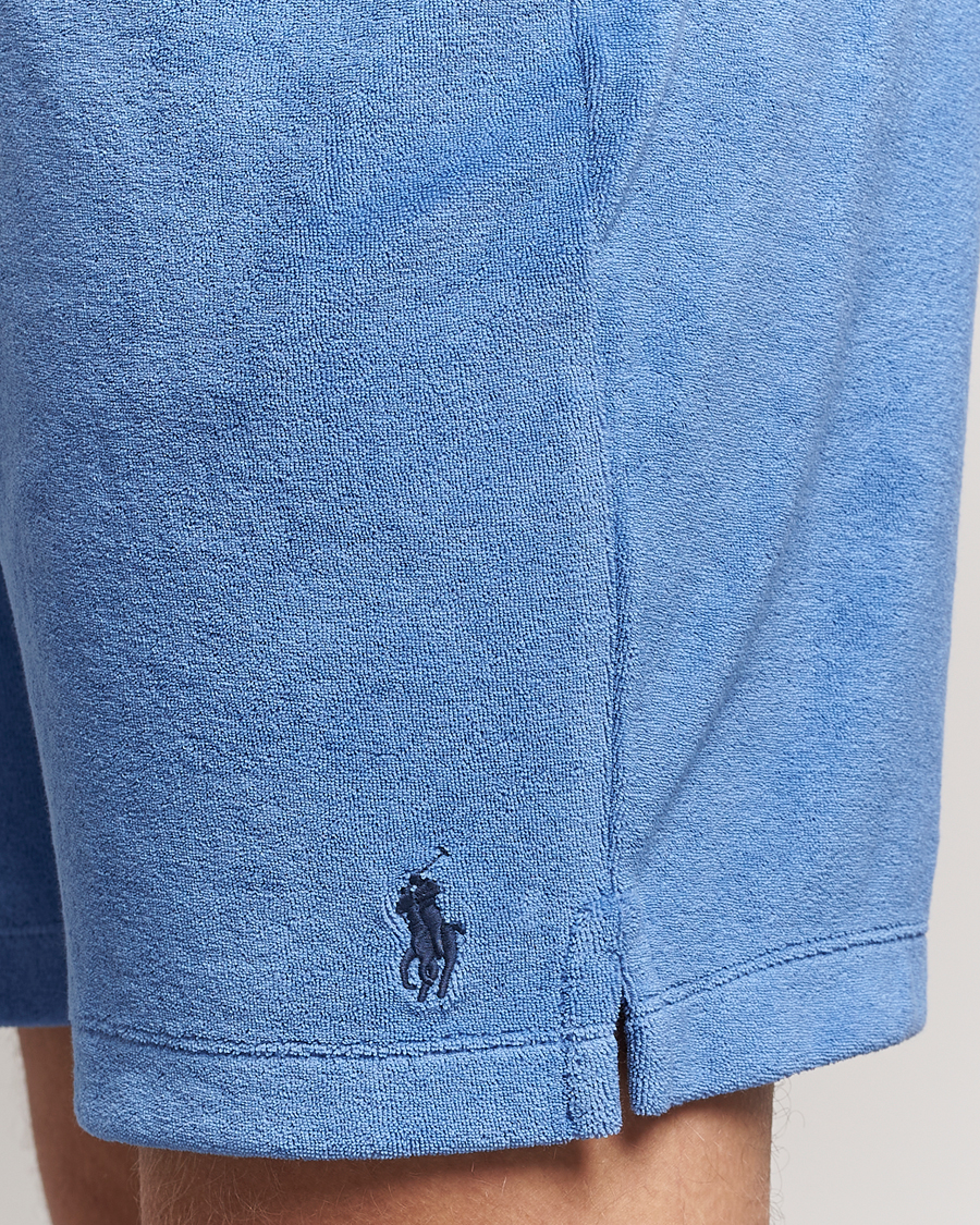 Herre | Shorts | Polo Ralph Lauren | Cotton Terry Drawstring Shorts Harbour Island Blue