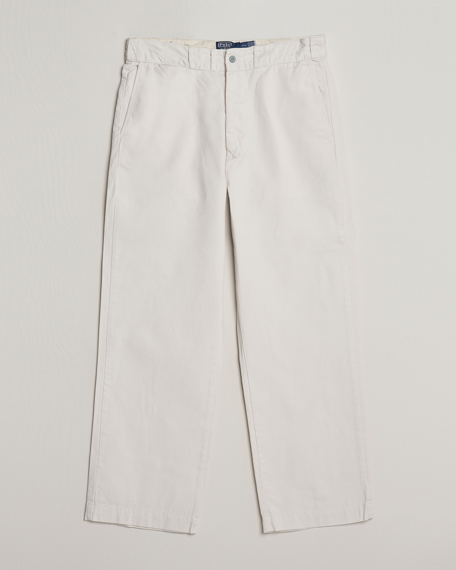 Herre | Bukser | Polo Ralph Lauren | Rustic Twill Chinos Deckwash White