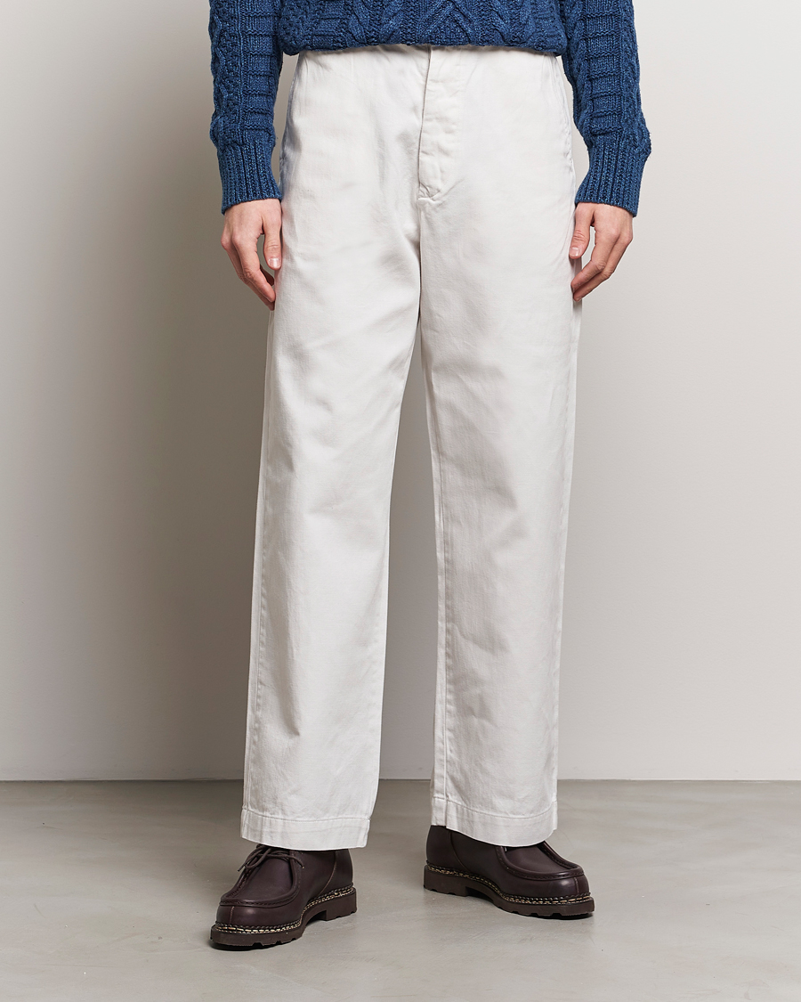 Herre |  | Polo Ralph Lauren | Rustic Twill Chinos Deckwash White