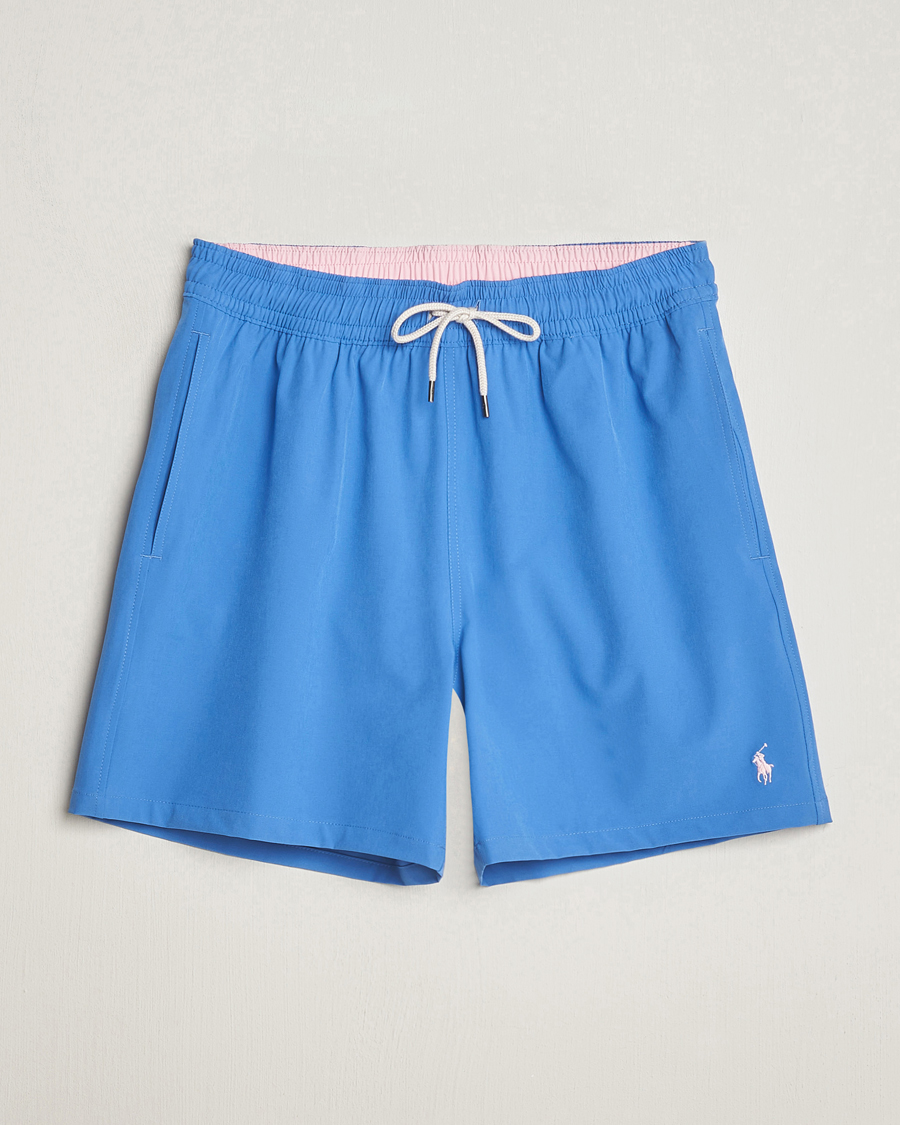 Herre | Badeshorts | Polo Ralph Lauren | Recycled Traveler Boxer Swimshorts New England Blue