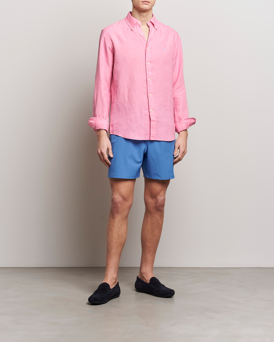 Herre | Badeshorts | Polo Ralph Lauren | Recycled Traveler Boxer Swimshorts New England Blue