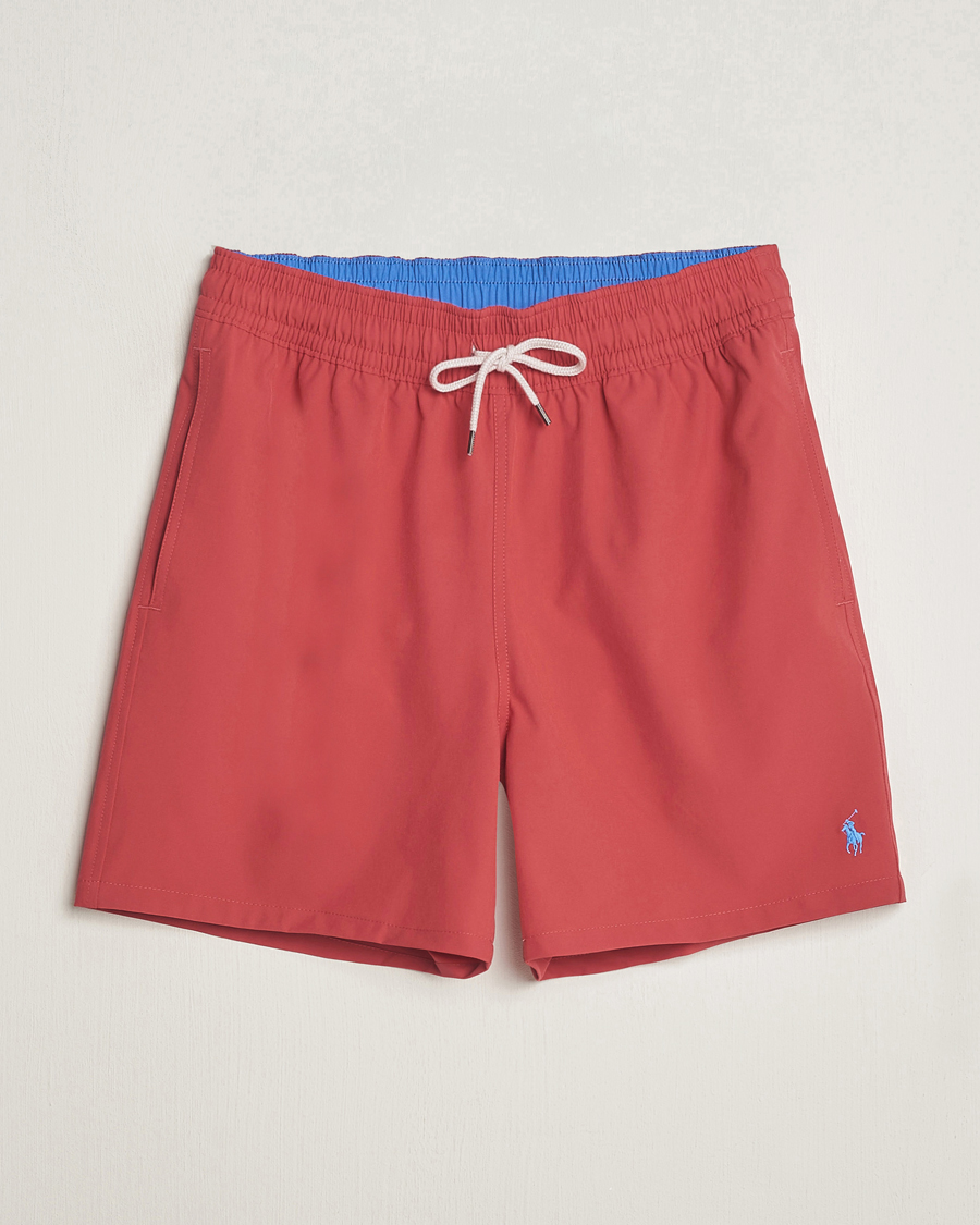 Herre | Badeshorts | Polo Ralph Lauren | Recycled Traveler Boxer Swimshorts Nantucket Red