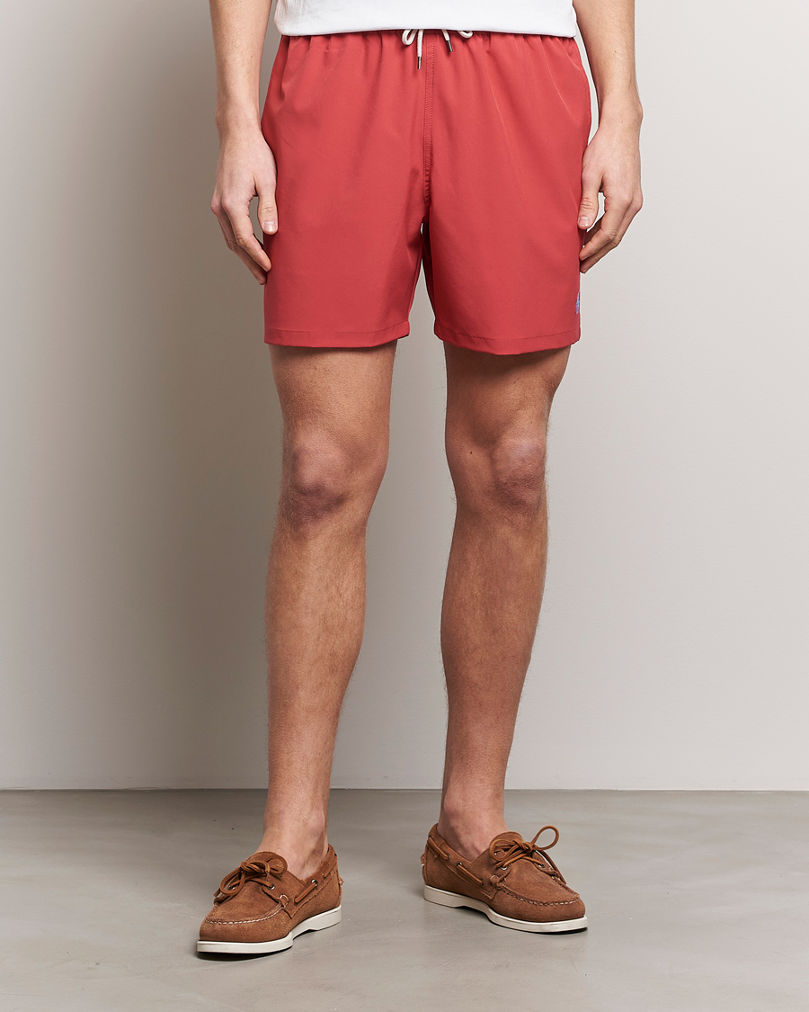 Herre | Badeshorts | Polo Ralph Lauren | Recycled Traveler Boxer Swimshorts Nantucket Red