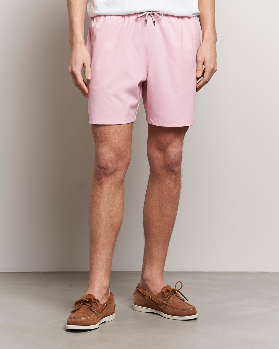 Herre | Badebukser med snøre | Polo Ralph Lauren | Recycled Traveler Boxer Swimshorts Garden Pink