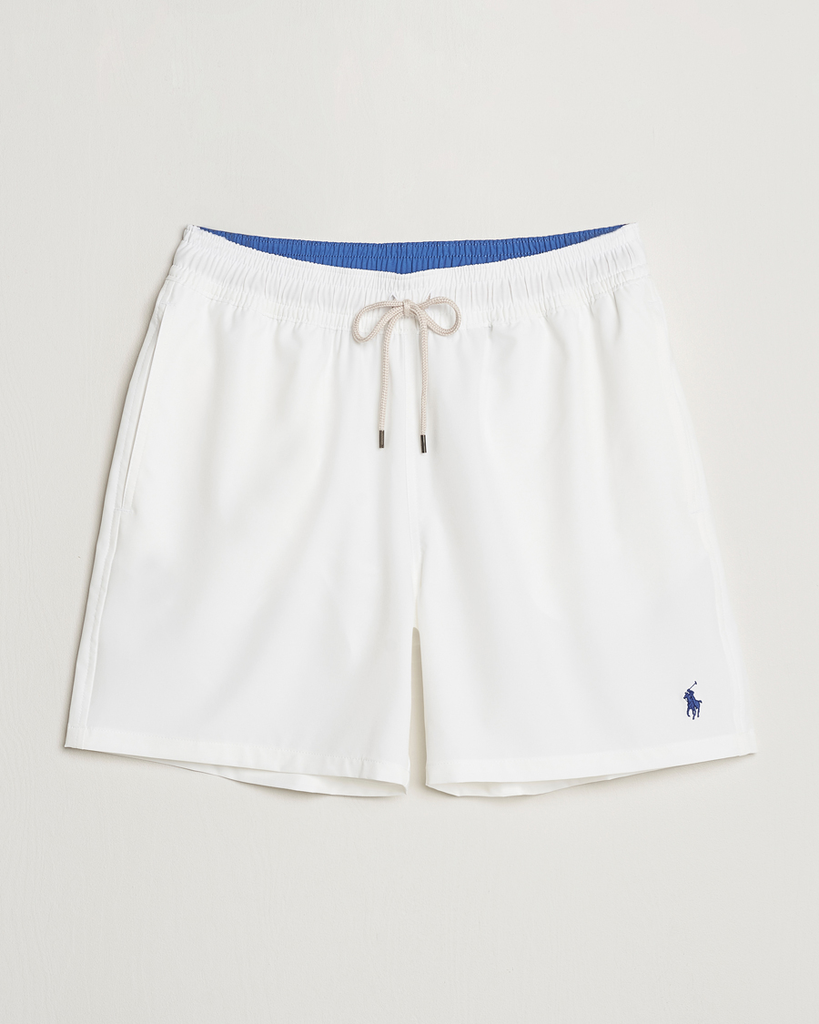 Herre | Badeshorts | Polo Ralph Lauren | Recycled Traveler Boxer Swimshorts White/Liberty