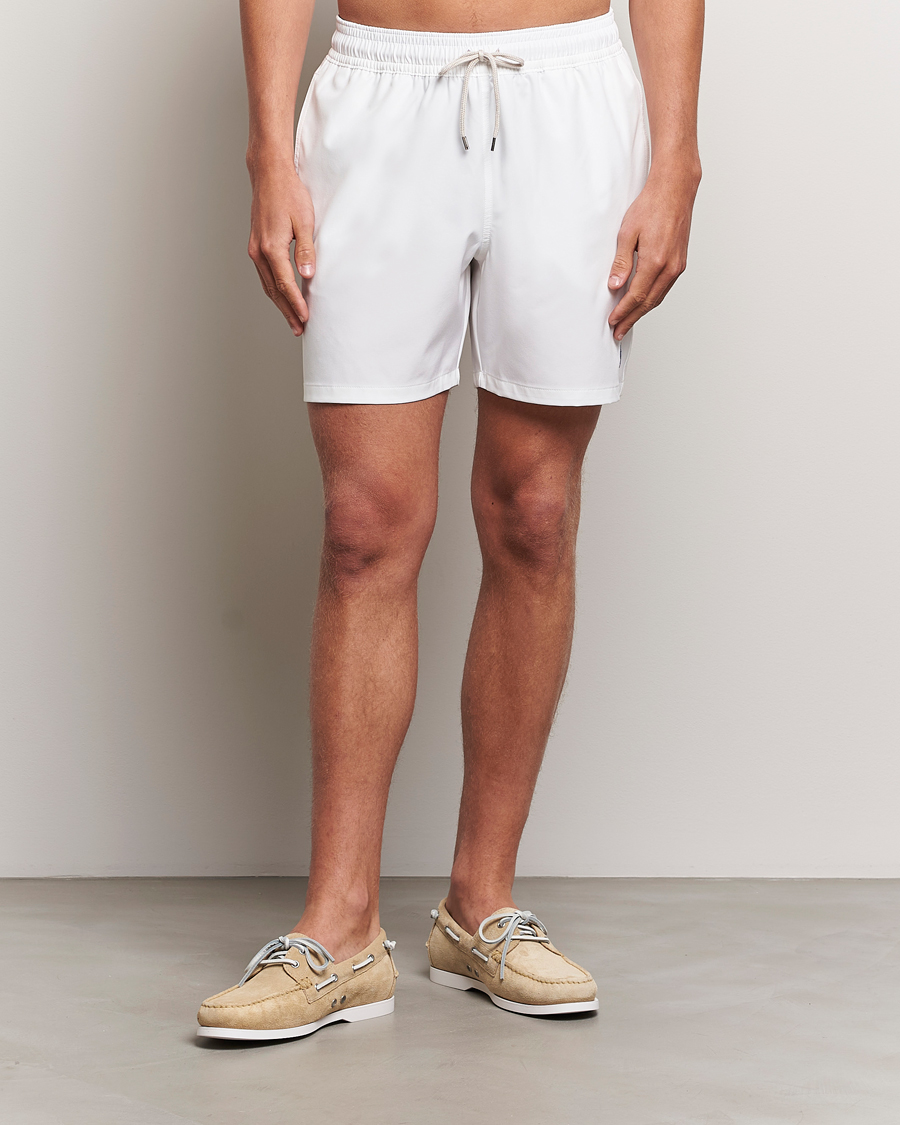 Herre | Badeshorts | Polo Ralph Lauren | Recycled Traveler Boxer Swimshorts White/Liberty