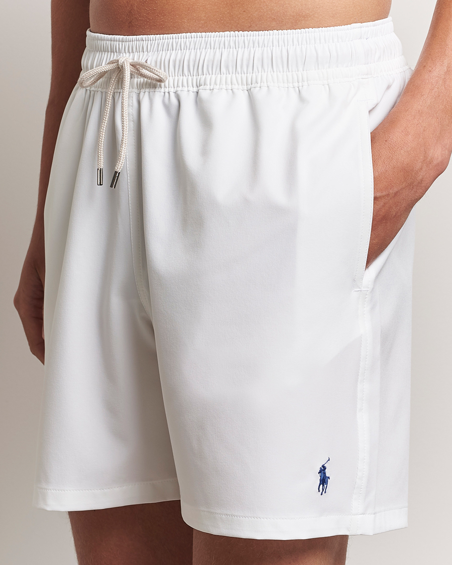 Herre | Badeshorts | Polo Ralph Lauren | Recycled Traveler Boxer Swimshorts White/Liberty