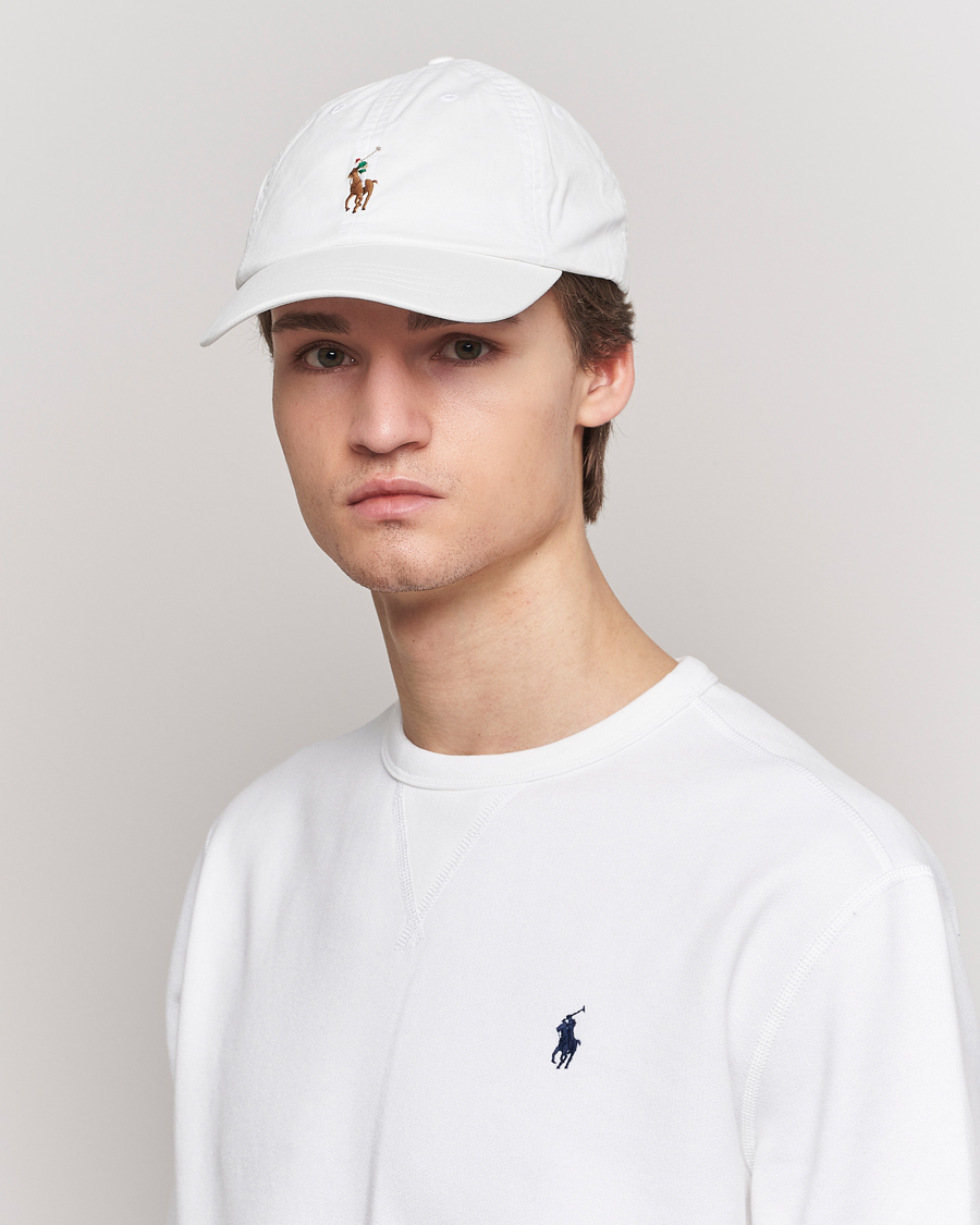 Herre | Caps | Polo Ralph Lauren | Stretch Twill Cap Deckwash White