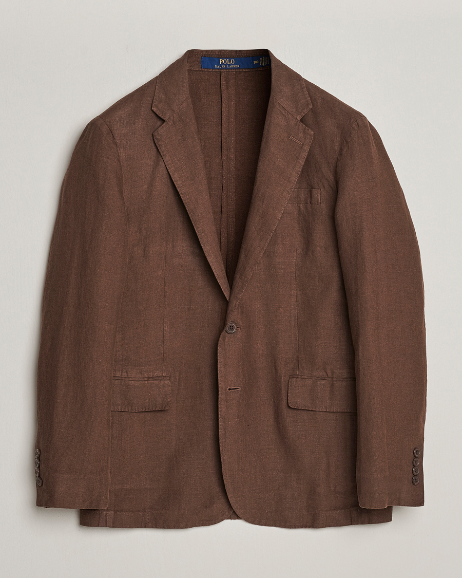 Herre | Dressjakker | Polo Ralph Lauren | Linen Sportcoat Chestnut