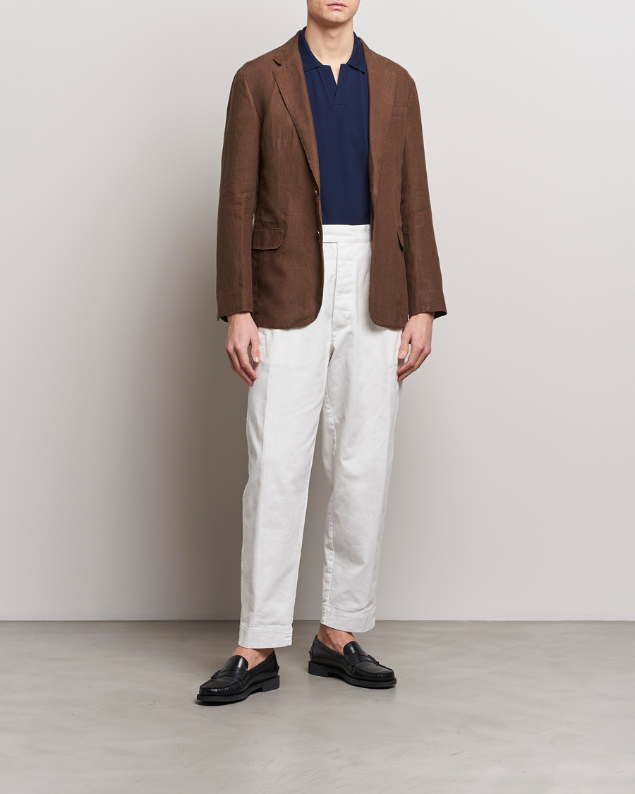 Herre | Dressjakker | Polo Ralph Lauren | Linen Sportcoat Chestnut