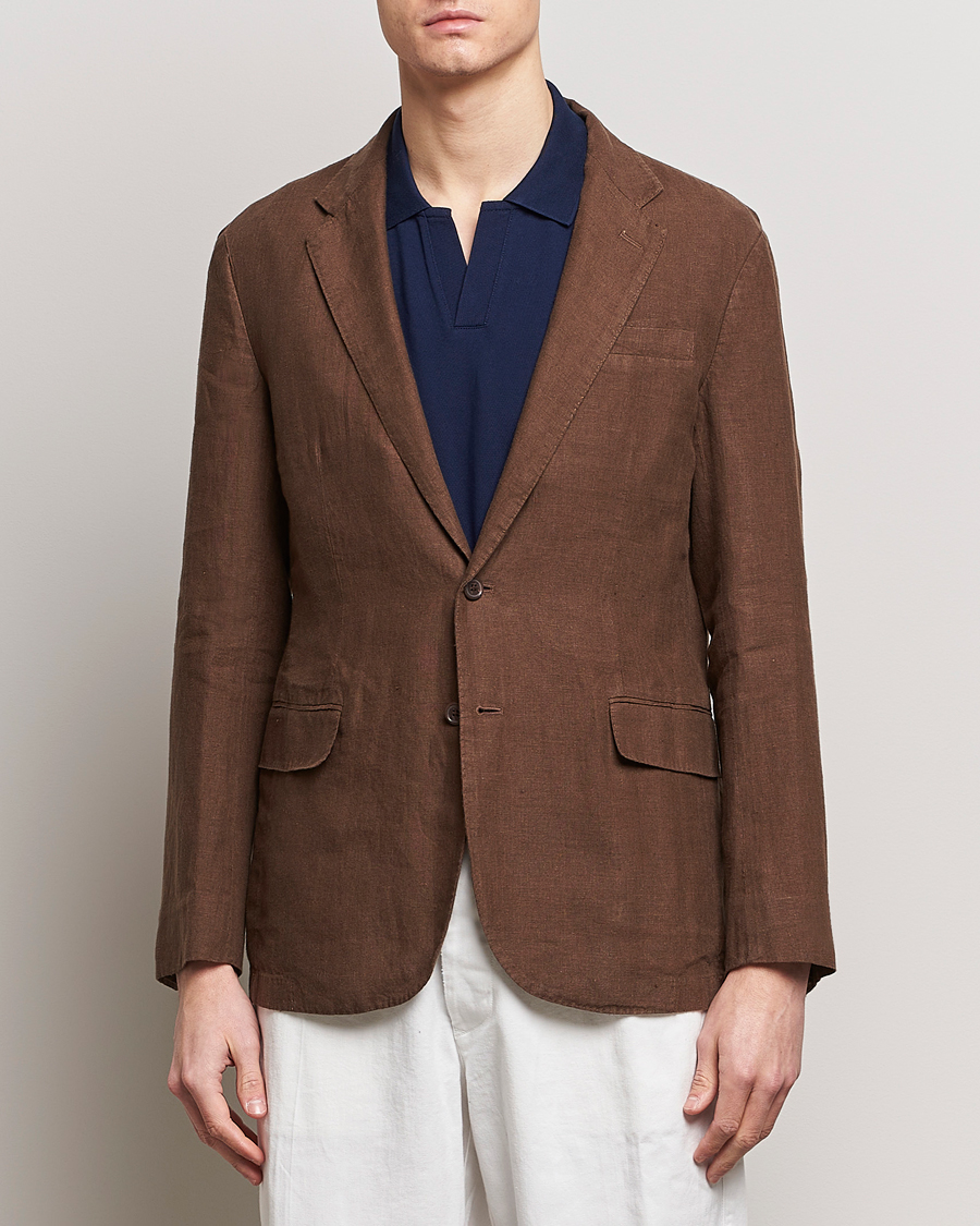 Herre |  | Polo Ralph Lauren | Linen Sportcoat Chestnut