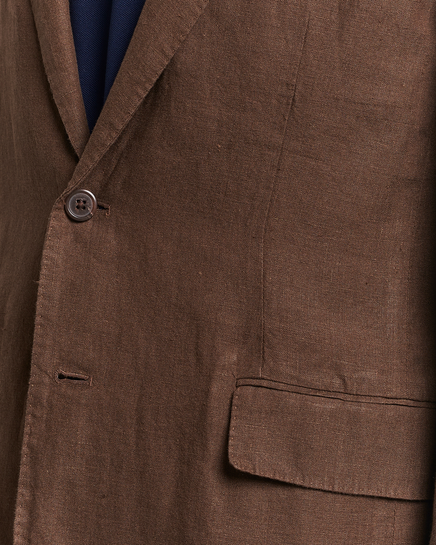 Herre | Dressjakker | Polo Ralph Lauren | Linen Sportcoat Chestnut