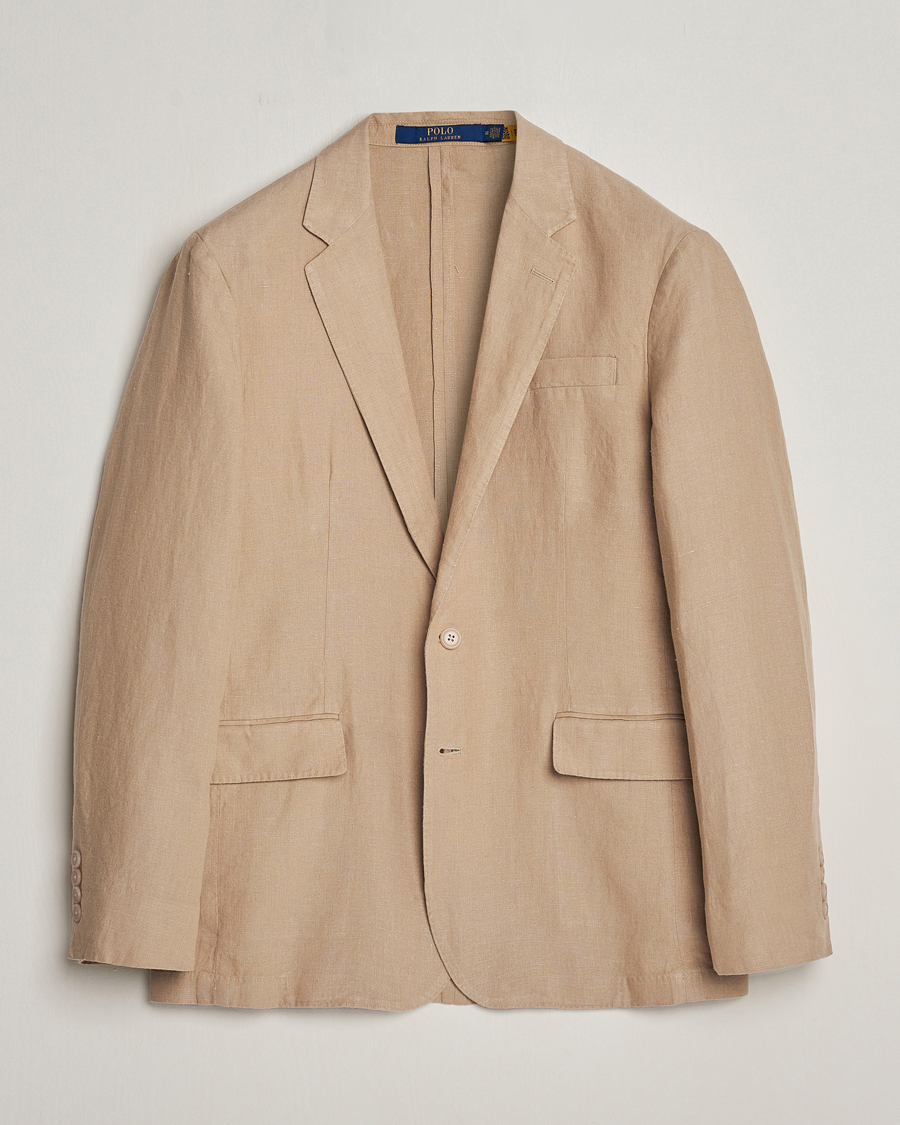 Herre | Dressjakker | Polo Ralph Lauren | Linen Sportcoat Coastal Beige