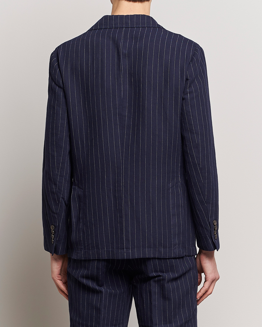 Herre | Dressjakker | Polo Ralph Lauren | Linen Pinstripe Sportcoat Navy/Cream