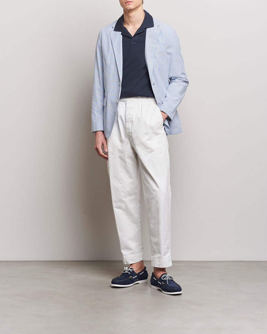 Herre | Dressjakker | Polo Ralph Lauren | Seersucker Sportcoat Bright Blue/White