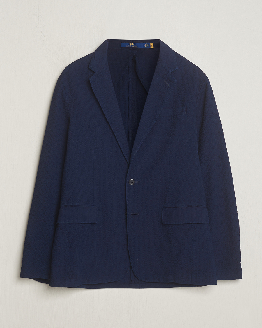 Herre | Dressjakker | Polo Ralph Lauren | Seersucker Sportcoat Indigo