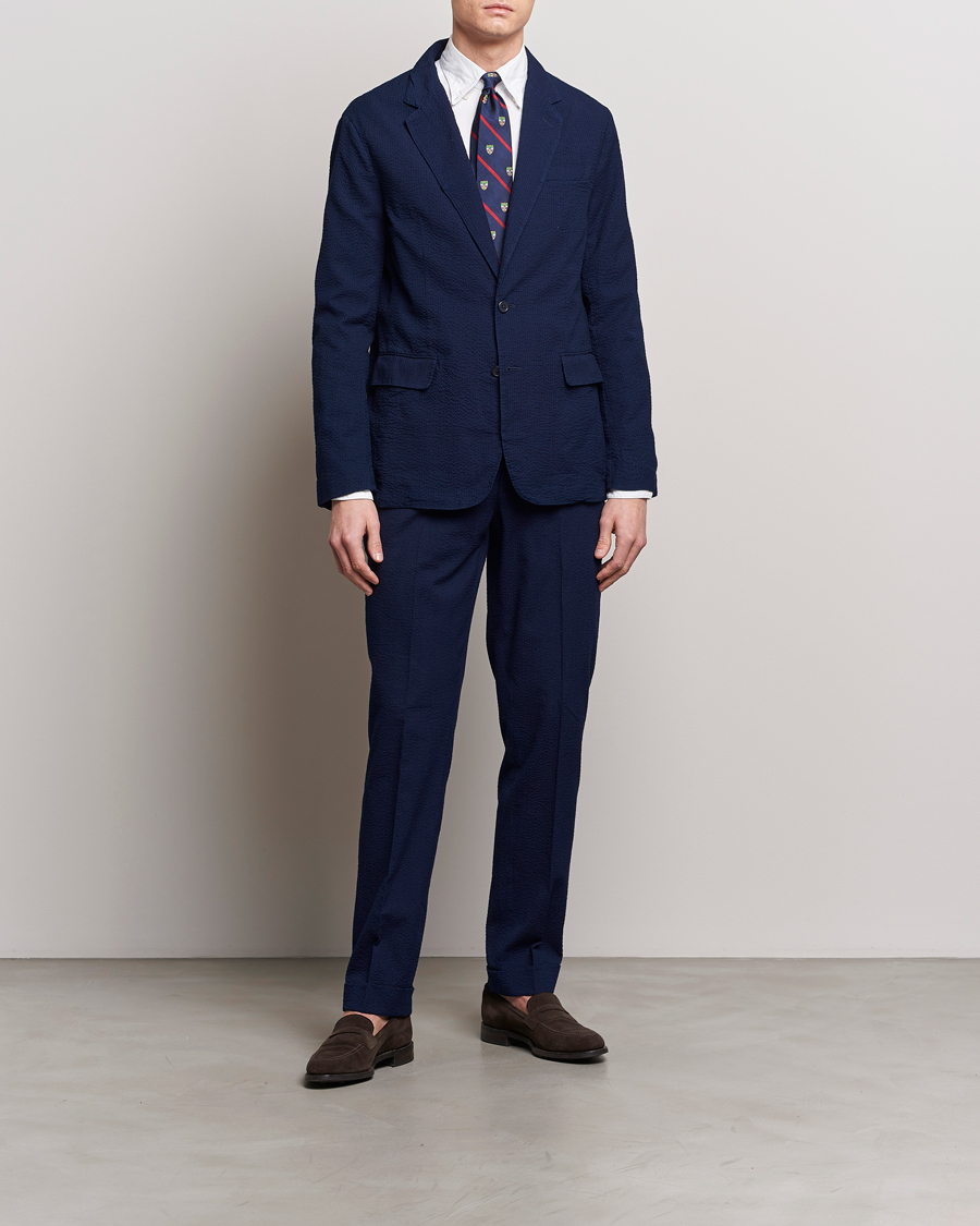 Herre | Dressjakker | Polo Ralph Lauren | Seersucker Sportcoat Indigo