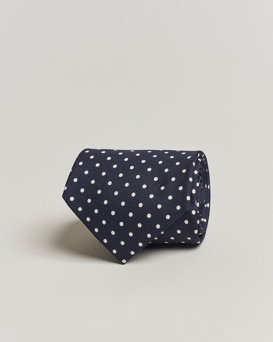Herre | Polo Ralph Lauren St James Spot Tie Navy/White | Polo Ralph Lauren | St James Spot Tie Navy/White