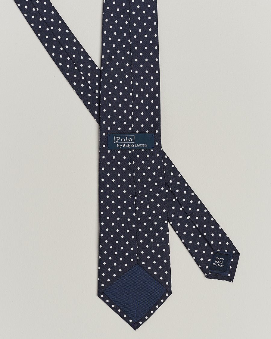 Herre | Slips | Polo Ralph Lauren | St James Spot Tie Navy/White