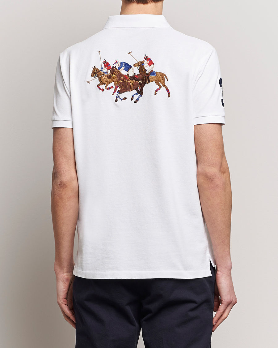 Herre | Pikéer | Polo Ralph Lauren | Custom Slim Fit Match Club Polo White