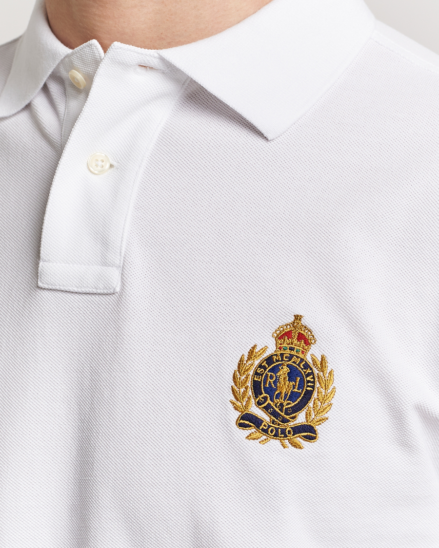 Herre | Pikéer | Polo Ralph Lauren | Custom Slim Fit Match Club Polo White