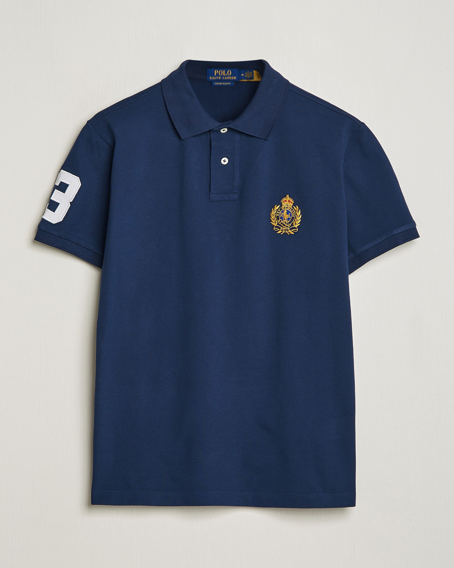 Herre | Pikéer | Polo Ralph Lauren | Custom Slim Fit Match Club Polo Newport Navy