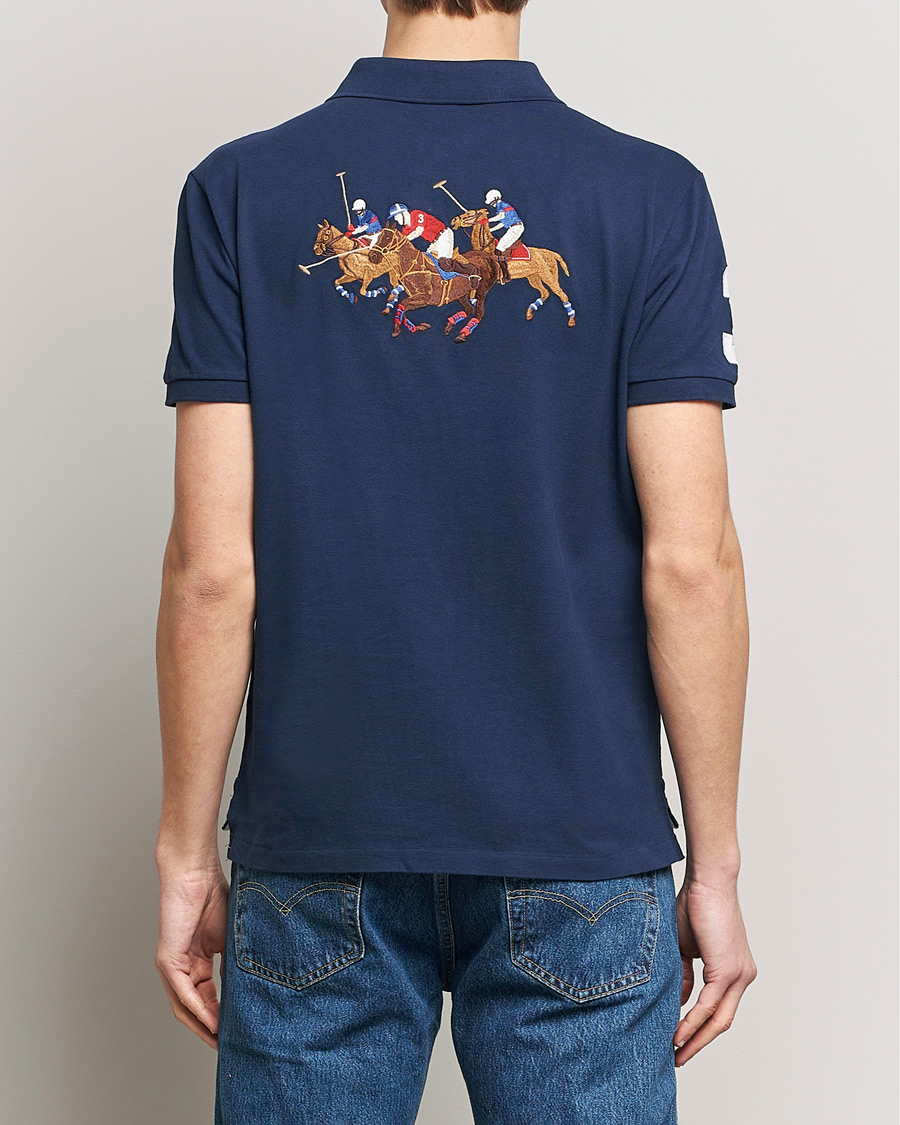 Herre | Pikéer | Polo Ralph Lauren | Custom Slim Fit Match Club Polo Newport Navy