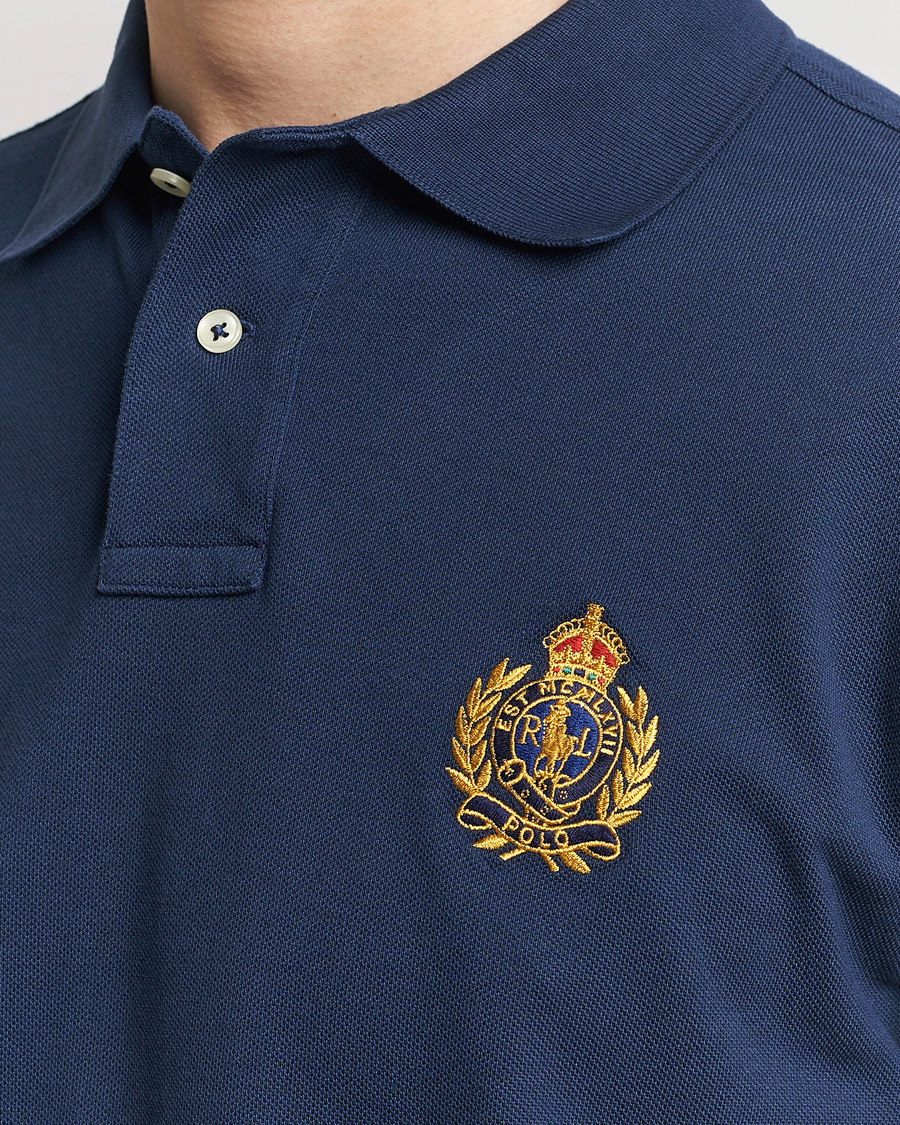 Herre | Pikéer | Polo Ralph Lauren | Custom Slim Fit Match Club Polo Newport Navy