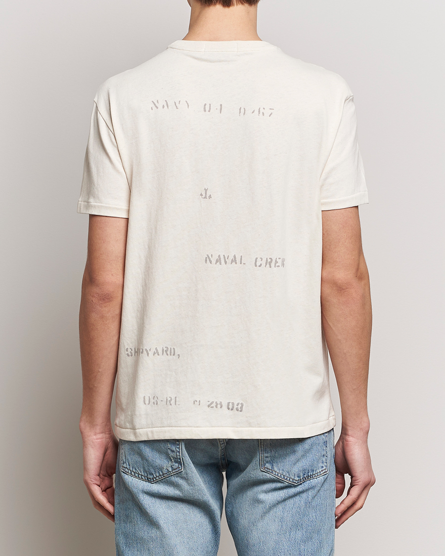 Herre | T-Shirts | Polo Ralph Lauren | Graphic Printed Crew Neck T-Shirt Deckwash White