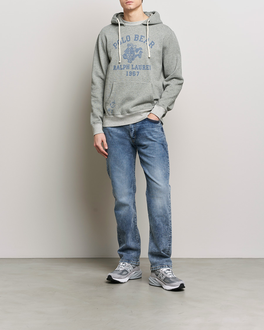 Herre | Gensere | Polo Ralph Lauren | Graphic Printed Vintage Fleece Hoodie Loft Heather