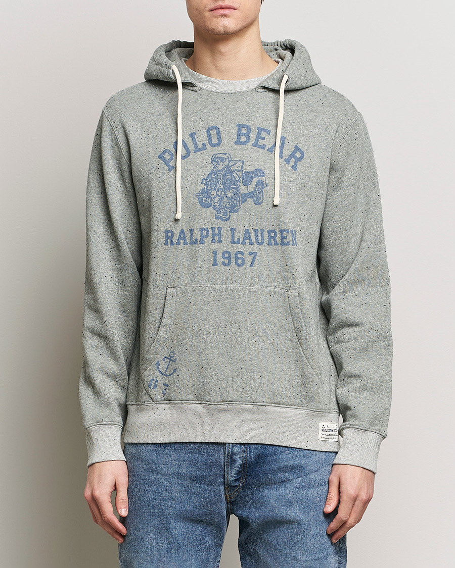 Herre | Polo Ralph Lauren | Polo Ralph Lauren | Graphic Printed Vintage Fleece Hoodie Loft Heather