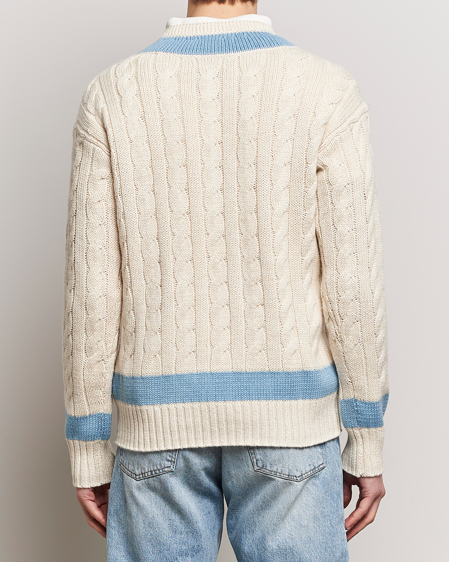 Herre | Gensere | Polo Ralph Lauren | Cotton/Cashmere Cricket Knitted Sweater Parchment Cream